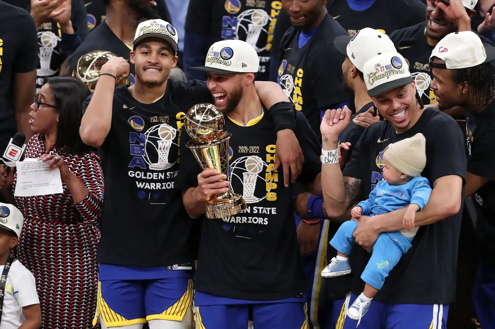 Golden State Warriors celebrate NBA Finals victory